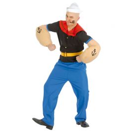 Disfraz de Popeye el Marino para Hombre Disfraz de Popeye el Marino para Hombre