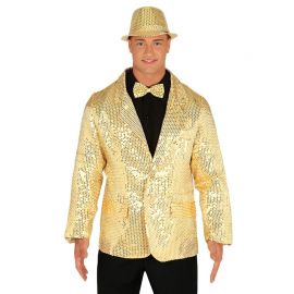 Disfraz de Celebración para Hombre Chaqueta Dorada Disfraz de Celebración para Hombre Chaqueta Dorada