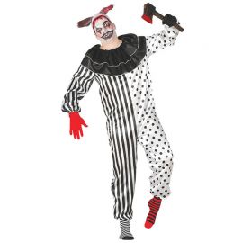 Disfraz de Pierrot para Hombre Payaso Terrorífico