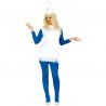 Disfraz de Enanita Azul Mujer con Gorro