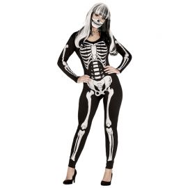 Disfraz de Esqueleto para Mujer Ceñido