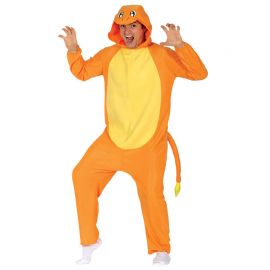 Disfraz de Dragón para Adulto Mono Naranja