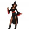 Disfraz de Red Witch para Mujer Rojo y Negro