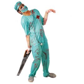 Disfraz de Cirujano Zombie para Hombre con Mascarilla