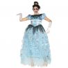 Disfraz de Blue Princess Zombie para Mujer Vestido Amplio