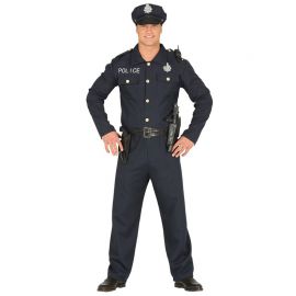 Disfraz de Policía para Hombre con Chaqueta Disfraz de Policía para Hombre con Chaqueta