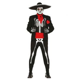 Disfraz de Skeleton para Hombre Mexican