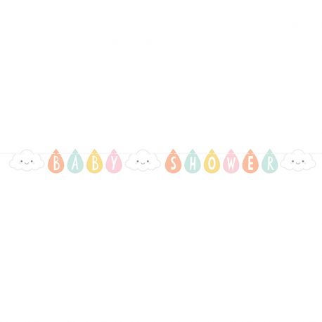 Guirnalda Nubes Baby Shower 2,6 m