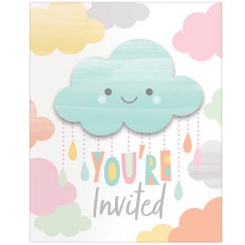 8 Invitaciones Nubes