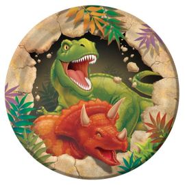 Platos Desechables Dinosaurios