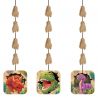 3 Pendentifs Dinosaures 91 cm
