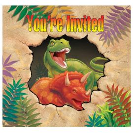 8 Invitaciones Dinosaurios 8 Invitaciones Dinosaurios