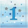 16 Servilletas Un Año Niño Little Star 33 cm