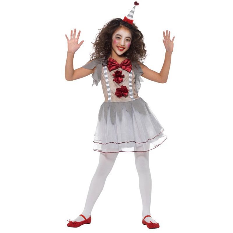 Regaño Absay Tres Disfraz de Mimo para Niña Aterradora | Tienda Online Especializada