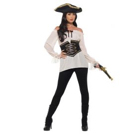 Camiseta de Pirata para Mujer con Lazo