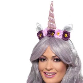 Diadema de Unicornio en Tonos Rosas Diadema de Unicornio en Tonos Rosas