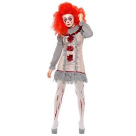 Disfraz de Payaso Sangriento para Mujer Disfraz de Payaso Sangriento para Mujer