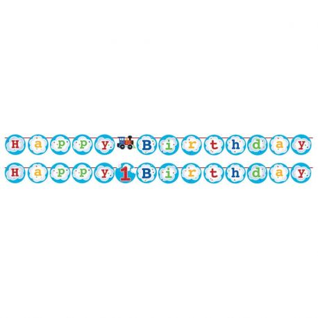 Guirnada Trenecito con Stickers 210 cm