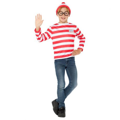 Disfraz Dónde Está Wally para Niños