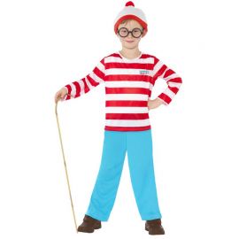 Disfraz Personaje Dónde Está Wally para Niños Disfraz Personaje Dónde Está Wally para Niños