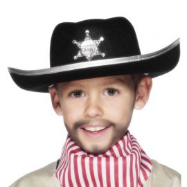 Sombrero de Sheriff con Placa