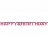 Guirnalda de cumpleaños Elegant Pink 40 años 