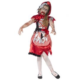 Disfraz de Caperucita Roja Zombie para Niña