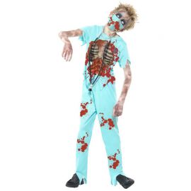 Disfraz de Médico Cirujano Zombie para Niño