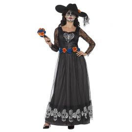 Disfraz de Esqueleto de Novia para el Día de los Muertos