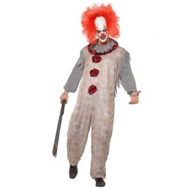 Disfraz de Payaso Zombie Asesino para Hombre Disfraz de Payaso Zombie Asesino para Hombre