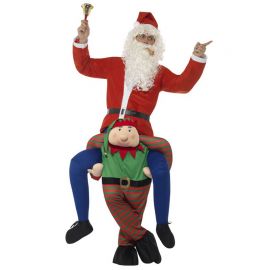 Disfraz de Elfo Piggyback para Hombre Disfraz de Elfo Piggyback para Hombre