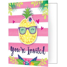 8 Invitaciones Tropical