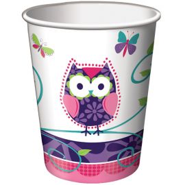 8 Vasos Owl Pal Birthday