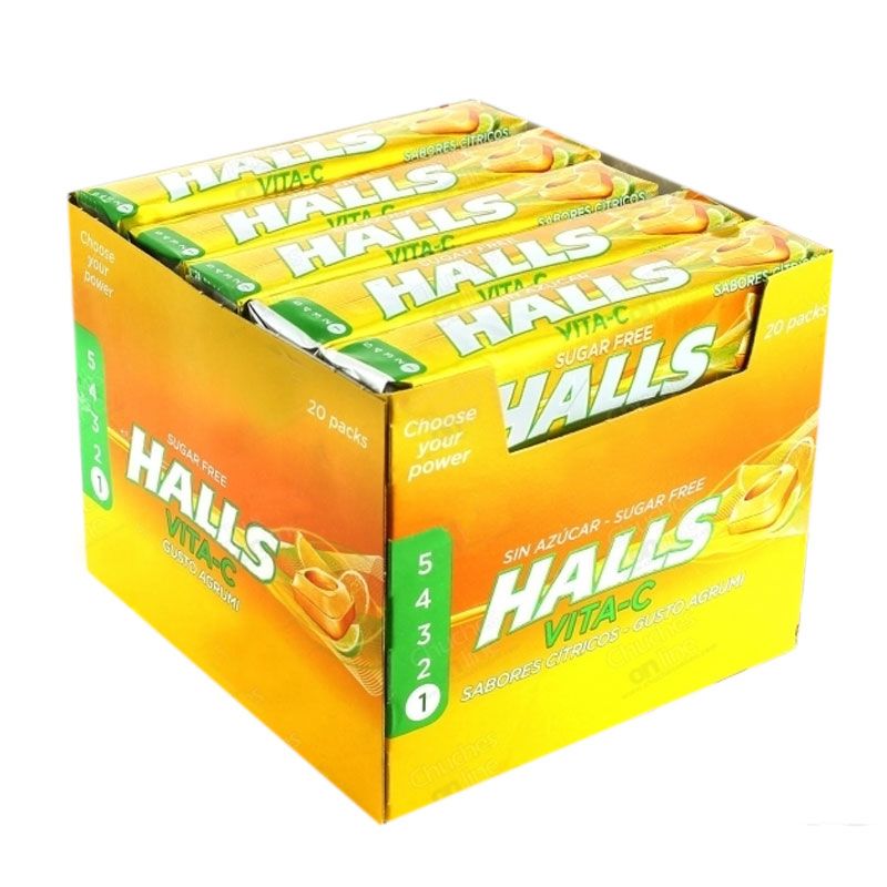 Halls Miel y Limón 20 unidades, comprar online