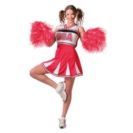 Disfraz de Cheerleader de USA para Mujer