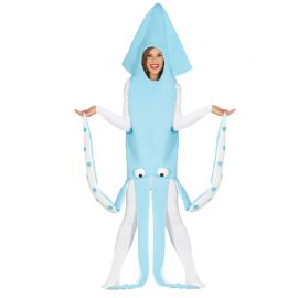 Disfraz de Calamar para Adulto Azul