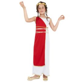 Disfraz Infantil de Niña Griega Rojo