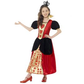 Disfraz de Reina de Corazones para Niña