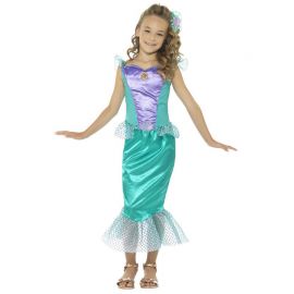 Disfraz de Sirena de Lujo para Niña Disfraz de Sirena de Lujo para Niña