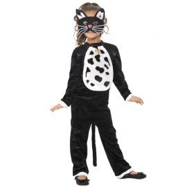 Disfraz de Gatita con Antifaz para Niña Disfraz de Gatita con Antifaz para Niña