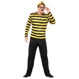 Disfraz de Odlaw de Dónde está Wally para Hombre Disfraz de Odlaw de Dónde está Wally para Hombre