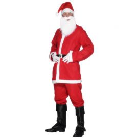 Disfraz de Papá Noel con Sombrero y Cinturón