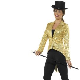 Chaqueta de Lentejuelas Dorada para Mujer Chaqueta de Lentejuelas Dorada para Mujer