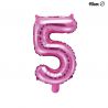 Globo Numero 5 Foil 40 cm