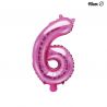 Globo Numero 6 Foil 35 cm