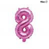 Globo Numero 8 Foil 35 cm
