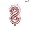Globo Numero 8 Foil 35 cm