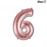 Globo Numero 6 Foil 86 cm