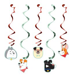 5 Decoraciones Colgantes Perritos 5 Decoraciones Colgantes Perritos