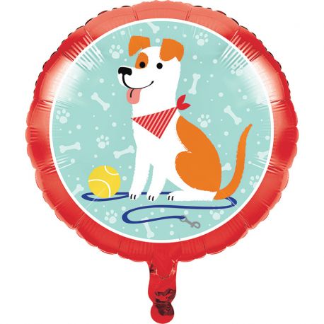Globo Perritos Foil 46 cm